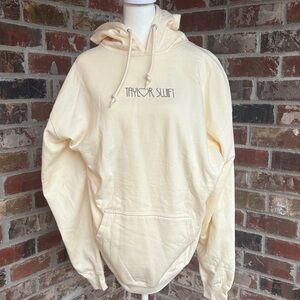 Taylor Swift The Era Tour Light Yellow Hoodie 2XL 100% cotton unisex